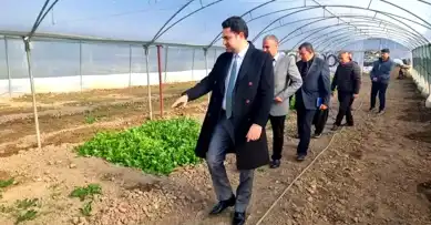 Gölbaşı'nda Üreticilere Hibe Sera Desteği
